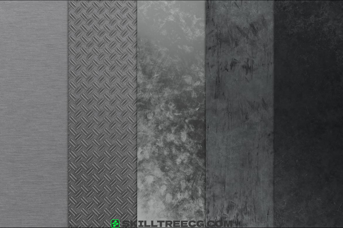 15 Metal Grunge Background Textures（228721）-技能树